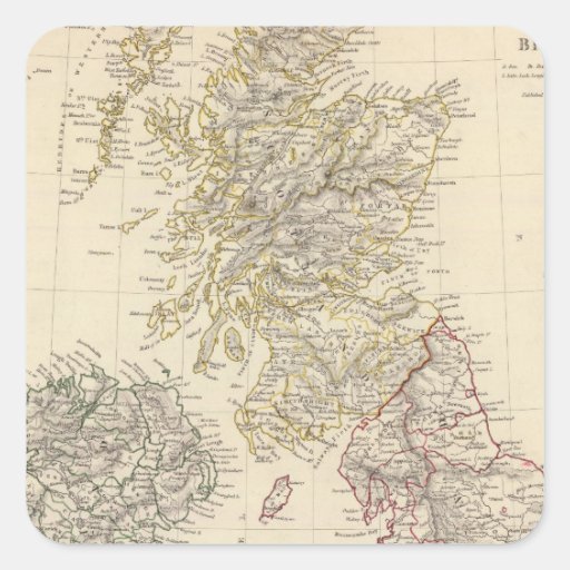 The British Isles Square Sticker