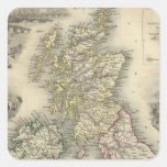 The British Isles Square Stickers
