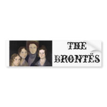 The Brontës ~ Restored Pillar Portrait Bumper Stickers