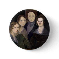 The Brontës ~ Restored Pillar Portrait Pinback Buttons