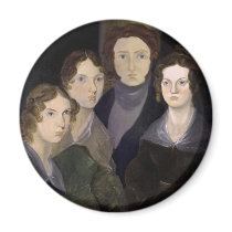 The Brontës ~ Restored Pillar Portrait Magnets