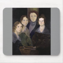 The Brontës ~ Restored Pillar Portrait Mouse Pads