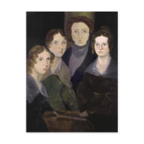 The Brontës ~ Restored Pillar Portrait Postcard