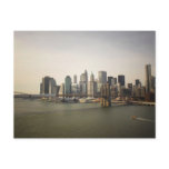 The Brooklyn Bridge and the New York City Skyline Postcards
