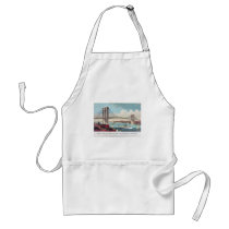 The Brooklyn Bridge in New York City from 1883 Aprons