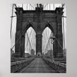 The Brooklyn Bridge in New York City Posters