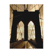 The Brooklyn Bridge Postcard