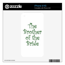 The Brother of the Bride Decals For The iPhone 4