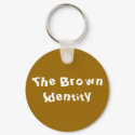 The Brown Identity keychains