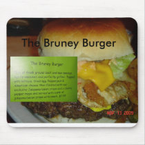 THE BRUNEY BURGER mousepads by SOI754 THE BRUNEY BURGER mousepads