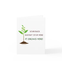 The Buck Doesn't Stop Here Notecard