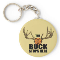 The Buck Stops Here Keychains