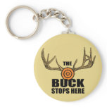 The Buck Stops Here keychains