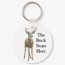 The Buck Stops Here Keychain by twopurringcats The Buck Stops Here Keychain