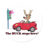 The buck stops here sticker