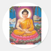 The Buddha Round Sticker