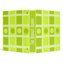 The Budget Buddy Green Squares Binder