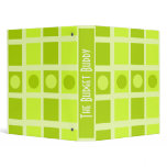 The Budget Buddy Green Squares Binder
