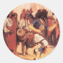 The Buffalo Dance by Gerald R. Cassidy Stickers