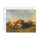 The Buffalo Hunt by Charles (Carl) Wimar Personalized Invites