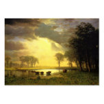 The Buffalo Trail Albert Bierstadt Business Cards