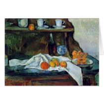 The Buffet By Paul Cézanne (Best Quality) Greeting Card