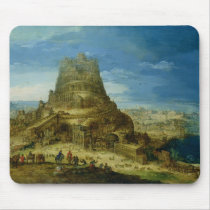 The Building of the Tower of Babel Mouse Pads