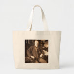 The Bull Moose Teddy Roosevelt Vintage Portrait Tote Bag