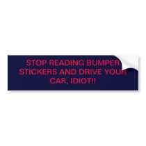 THE Bumper Sticker