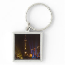 The Bund (waterfront) in Shanghai. Looking Keychains