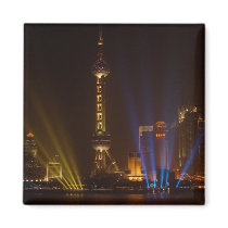 The Bund (waterfront) in Shanghai. Looking Magnets