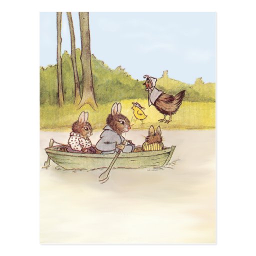 The Bunny Boys go Boating Postcards