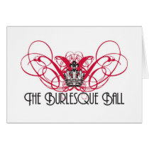 The Burlesque Ball Logo cards by jacbowie The Burlesque Ball Logo cards