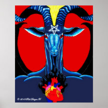 The Burning Heart of Satan Posters