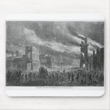 The Burning of Columbia by General Sherman Mouse Pad