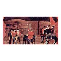 The Burning Of The Jewish Merchant And His Family Photo Greeting Card