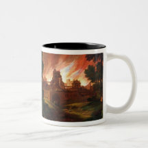 The Burning of Troy Coffee Mugs