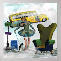 The Bus Stop Print