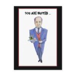 The Butler Murder Mystery Invitation Postcard