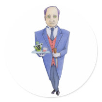The Butler Sticker by floatinglemons The Butler Sticker
