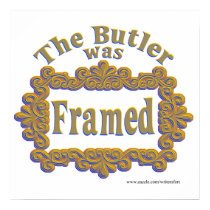 The Butler Was Framed! poster posters