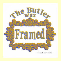 The Butler Was Framed! poster posters