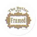 The Butler Was Framed! stickers