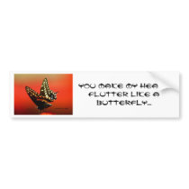 The Butterfly bumper stickers