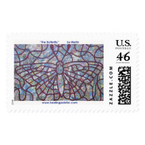 The Butterfly  by Metin Postage Stamps