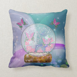 The Butterfly Globe Pillow