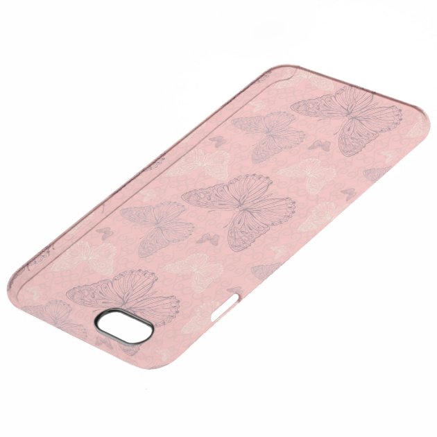 The Butterfly Pink Uncommon Clearlyâ„¢ Deflector iPhone 6 Plus Case-3