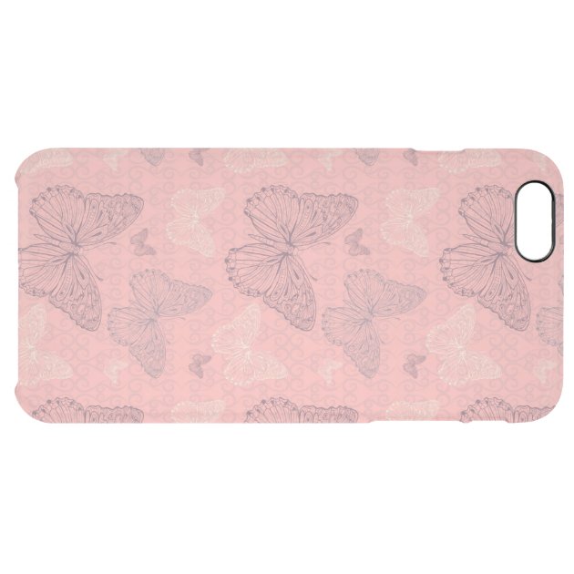 The Butterfly Pink Uncommon Clearlyâ„¢ Deflector iPhone 6 Plus Case-5