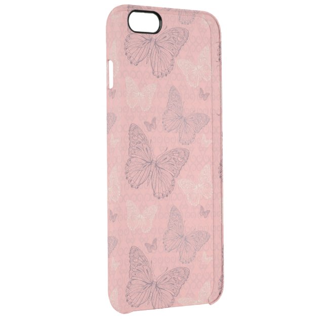 The Butterfly Pink Uncommon Clearlyâ„¢ Deflector iPhone 6 Plus Case-2