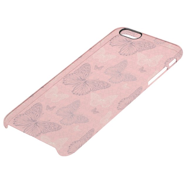 The Butterfly Pink Uncommon Clearlyâ„¢ Deflector iPhone 6 Plus Case-4